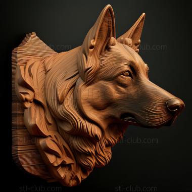 3D model st Belgian Shepherd dog (STL)